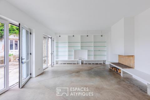 Entre roche et lumière: Demeure d&rsquo;architecte et son écrin troglodyte à La Roche Guyon
