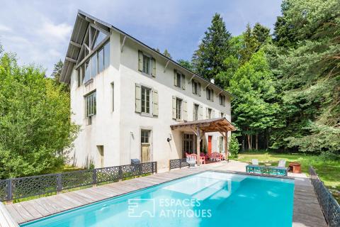 Prestigious property in Saissac: renovated former convent with swimming pool and park