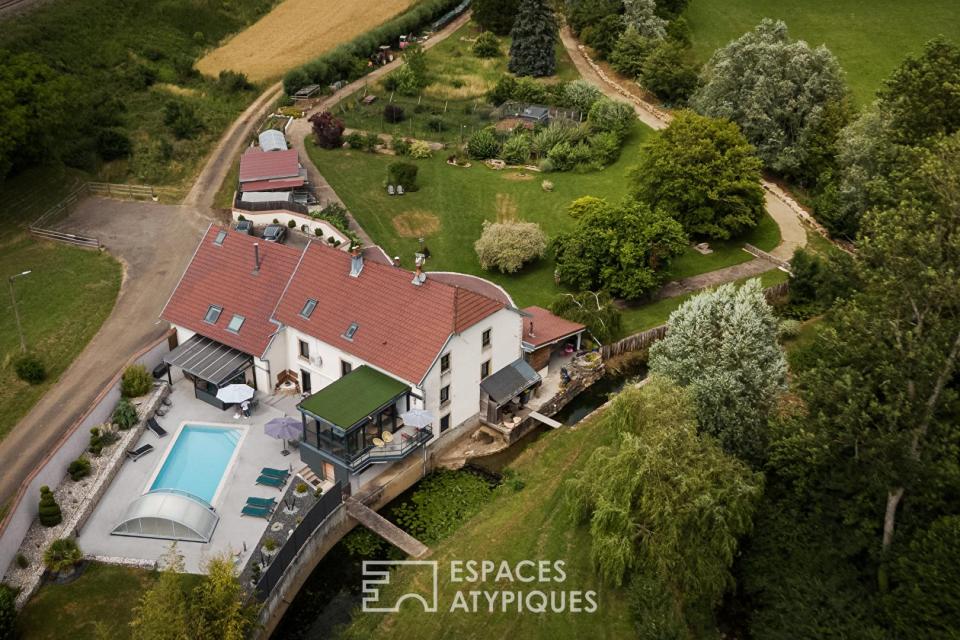 Propriété de caractère avec activité de chambres d'hôtes