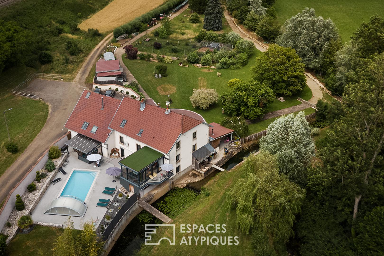 Propriété de caractère avec activité de chambres d'hôtes