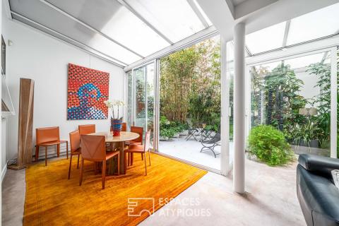 Étage noble de réception avec extérieurs – Parc Monceau