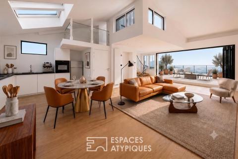 Duplex avec terrasses et rooftop