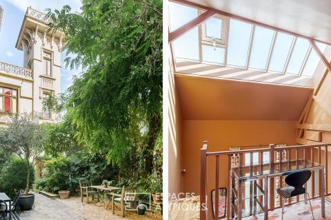 Triplex contemporain au sein d’une demeure historique à Montmartre