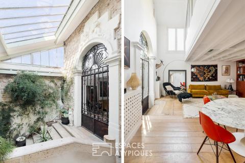Triplex contemporain au sein d&rsquo;une demeure historique à Montmartre