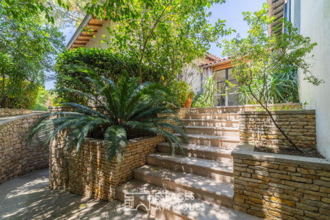 Maison familiale avec piscine et jardin exceptionnel à Montpellier