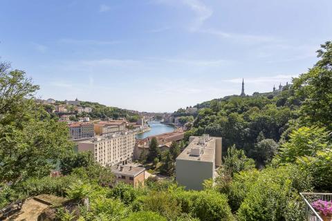 Appartement vue Saone et Fourvière