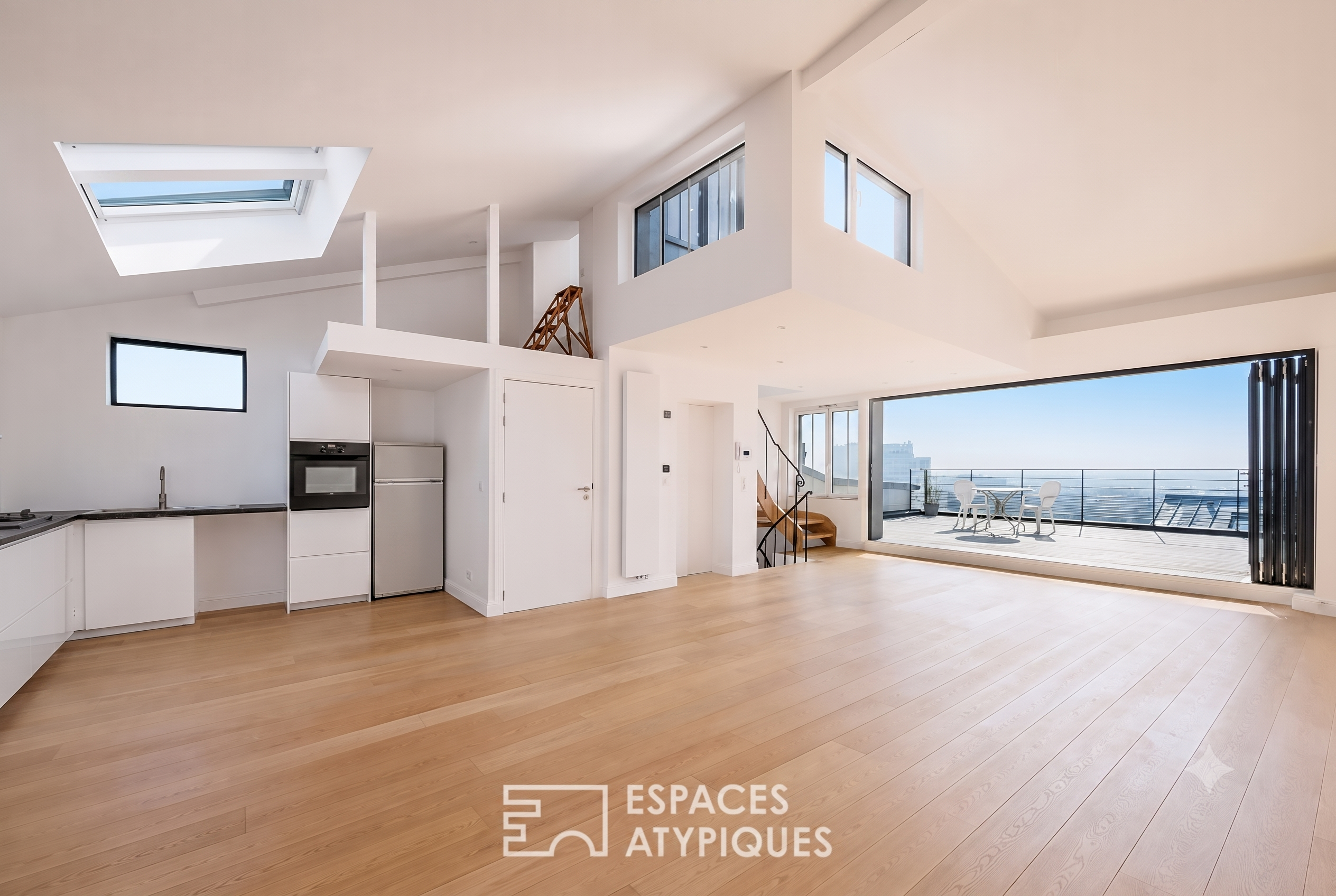 Duplex avec terrasses et rooftop