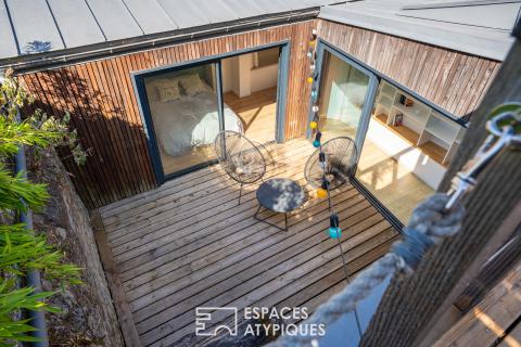 Maison de ville singulière : Esprit atelier et patio intimiste – Nantes Zola