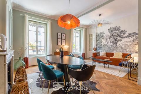 Haussmannien rénové par architecte à deux pas du métro