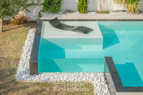 Entre le Parc Bordelais et le Parc de la Chêneraie, une réalisation contemporaine d&rsquo;exception
