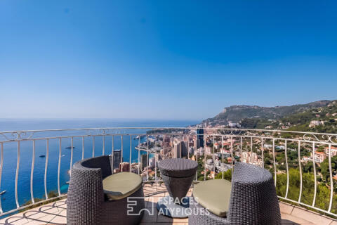 L&rsquo;élégance de la Riviera : écrin secret et vue spectaculaire à Roquebrune-Cap-Martin
