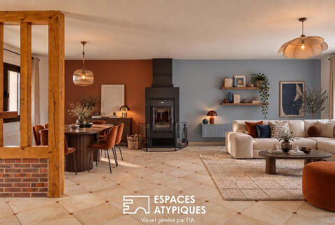 Country house in a bucolic setting