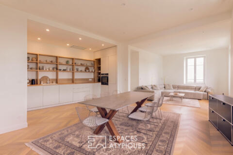 Appartement en dernier étage avec vue sur le Tescou
