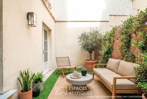 Appartement avec terrasse au coeur du Marais