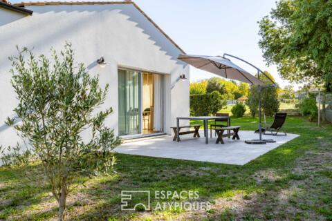 Maison moderne en coeur de village