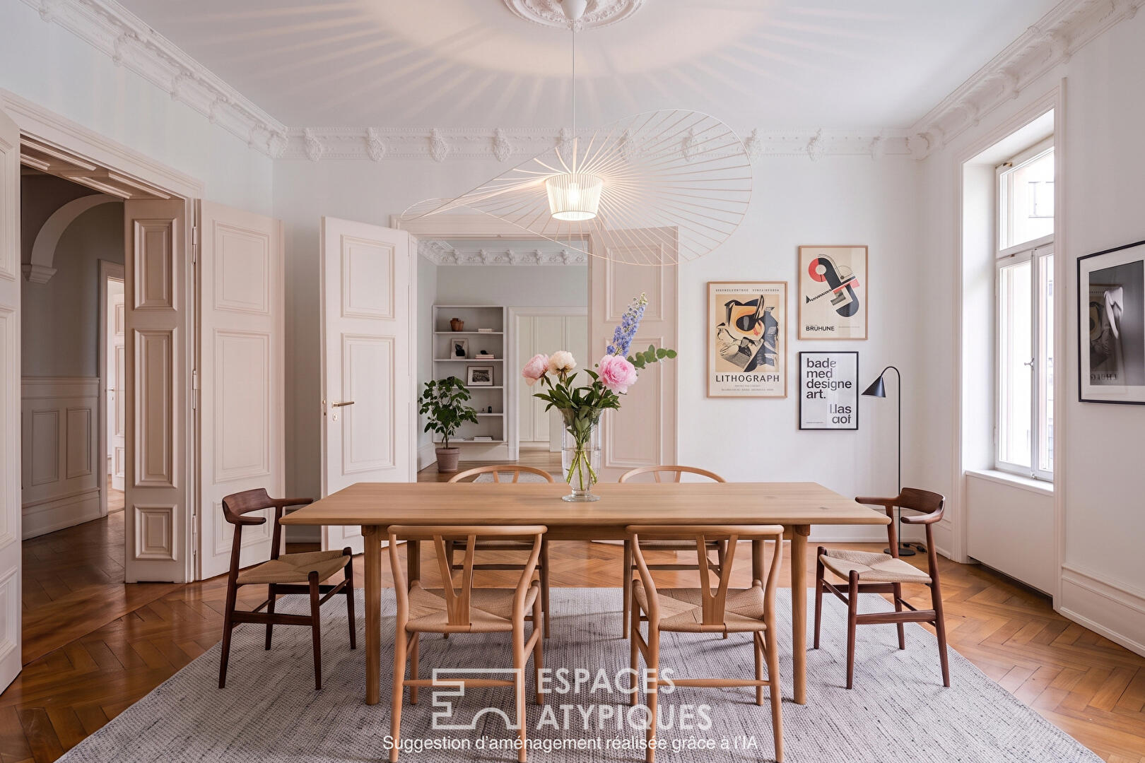 Appartement bourgeois et son jardin quartier Orangerie