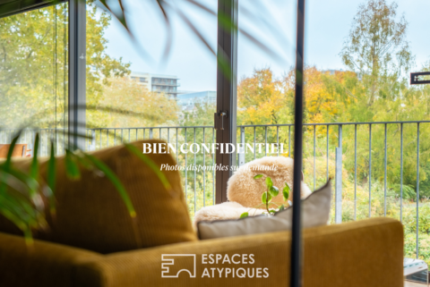 Nantes Île de Nantes – Maison de type duplex avec rooftop et garage