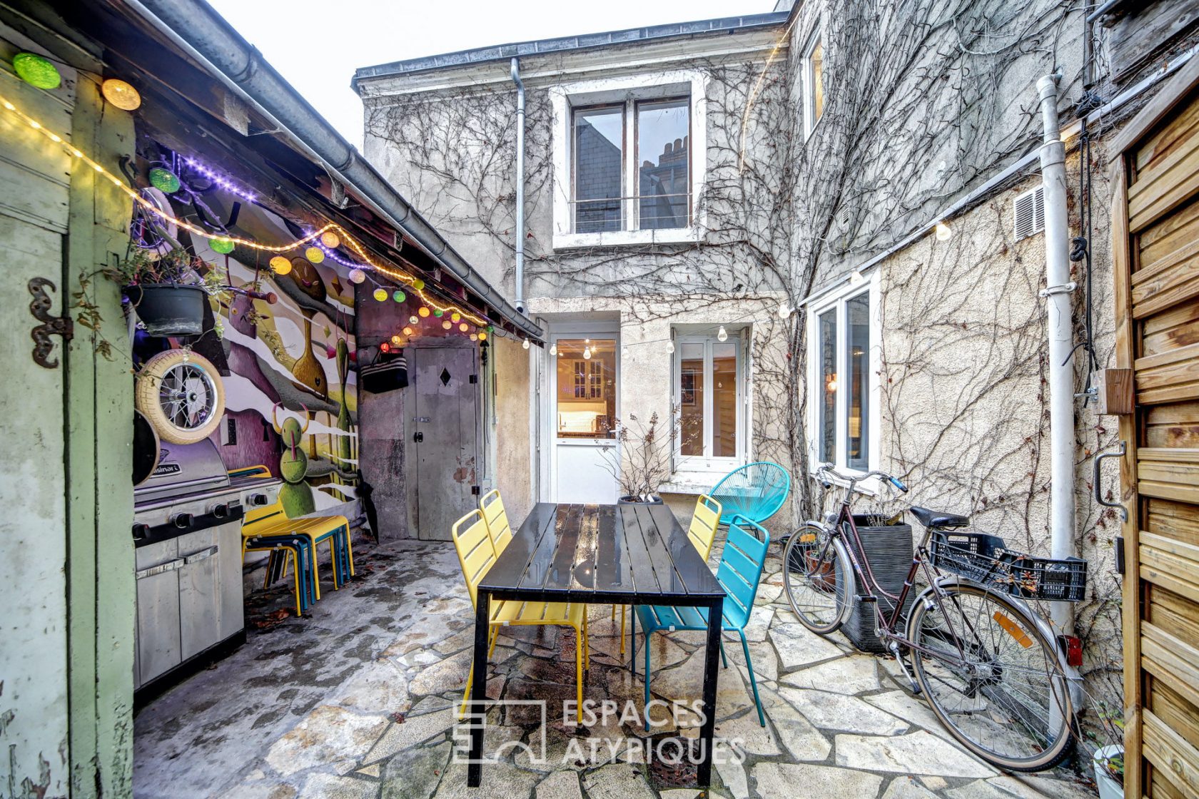 Duplex avec cour intérieure privative