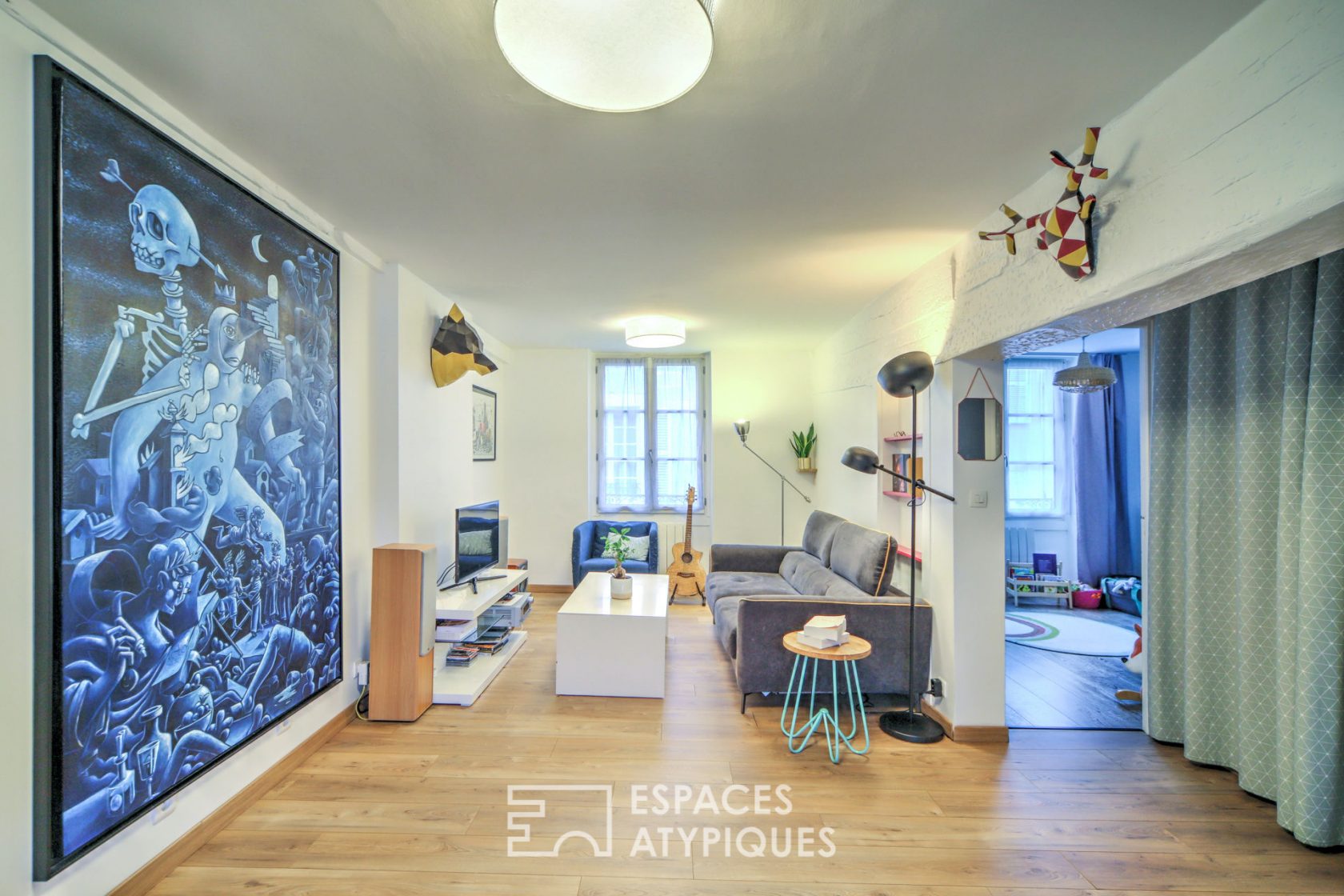 Duplex avec cour intérieure privative