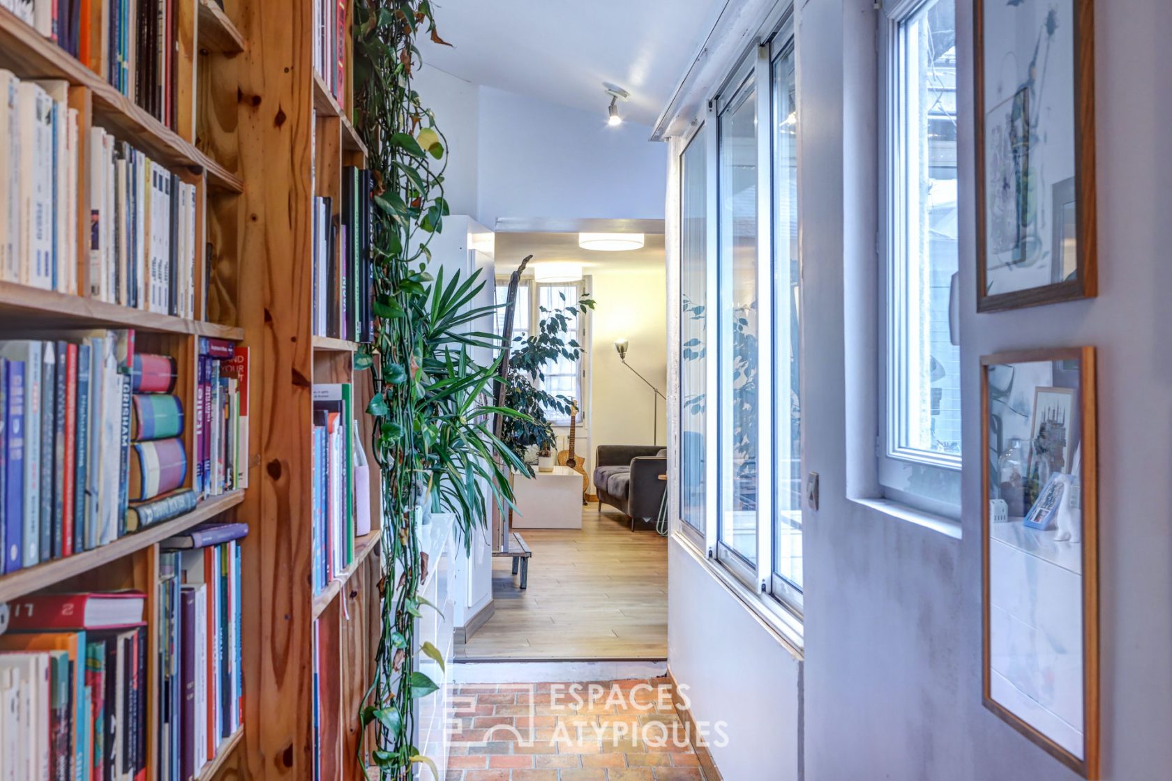 Duplex avec cour intérieure privative