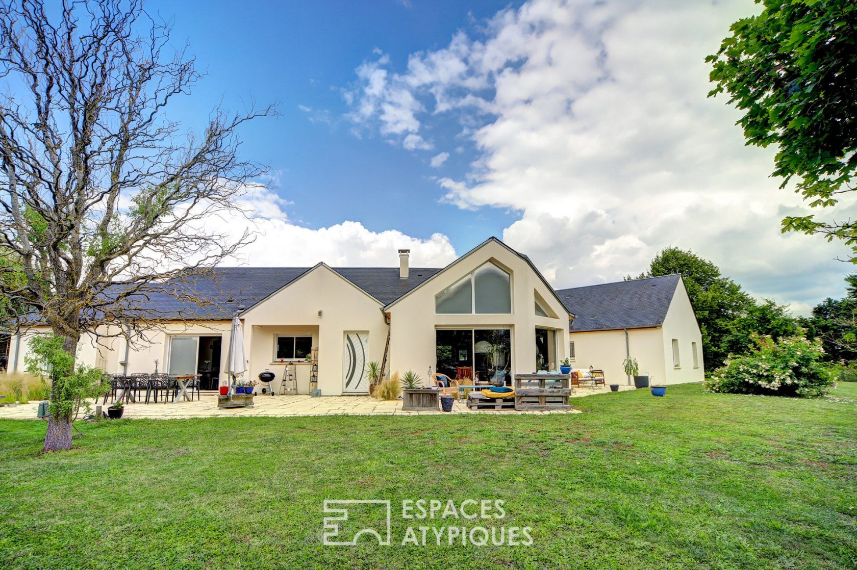 Maison familiale contemporaine proche forêt domaniale