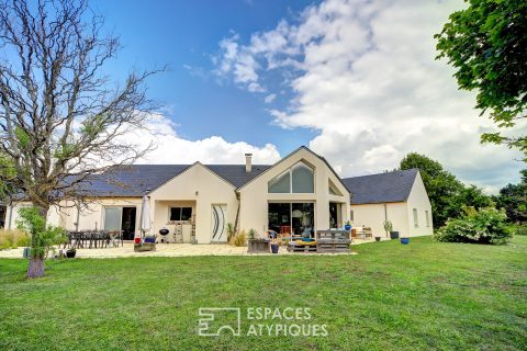 Maison familiale contemporaine proche forêt domaniale