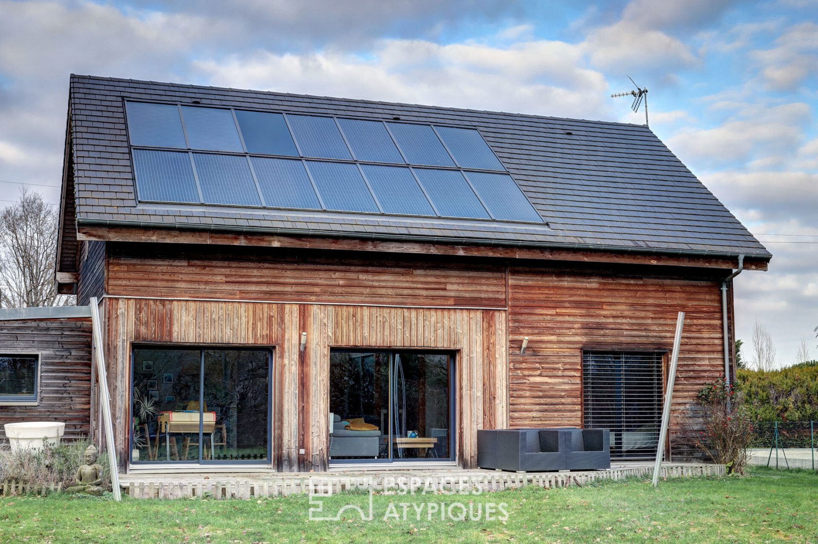 Maison contemporaine en bois labellisée BBC