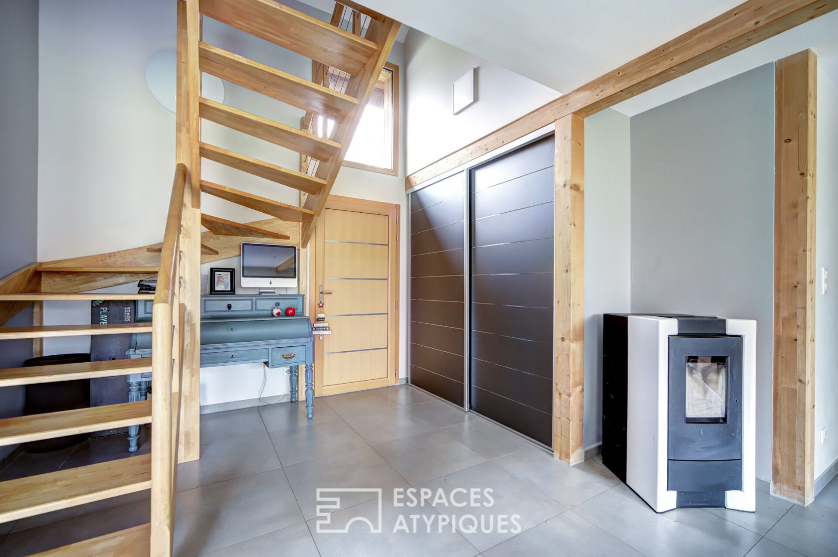 Maison contemporaine en bois labellisée BBC