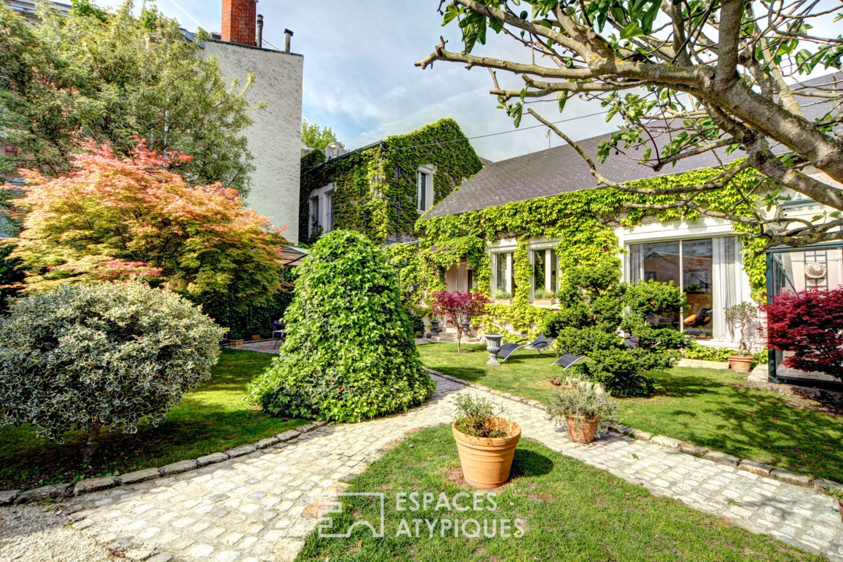 Maison rénovée avec jardin