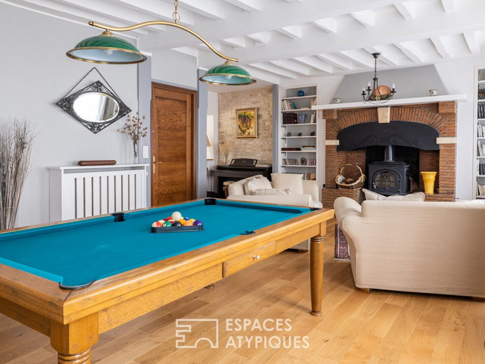 45210 LA SELLE SUR LE BIED - Maison bourgeoise avec extension contemporaine - Réf. 00219EAO