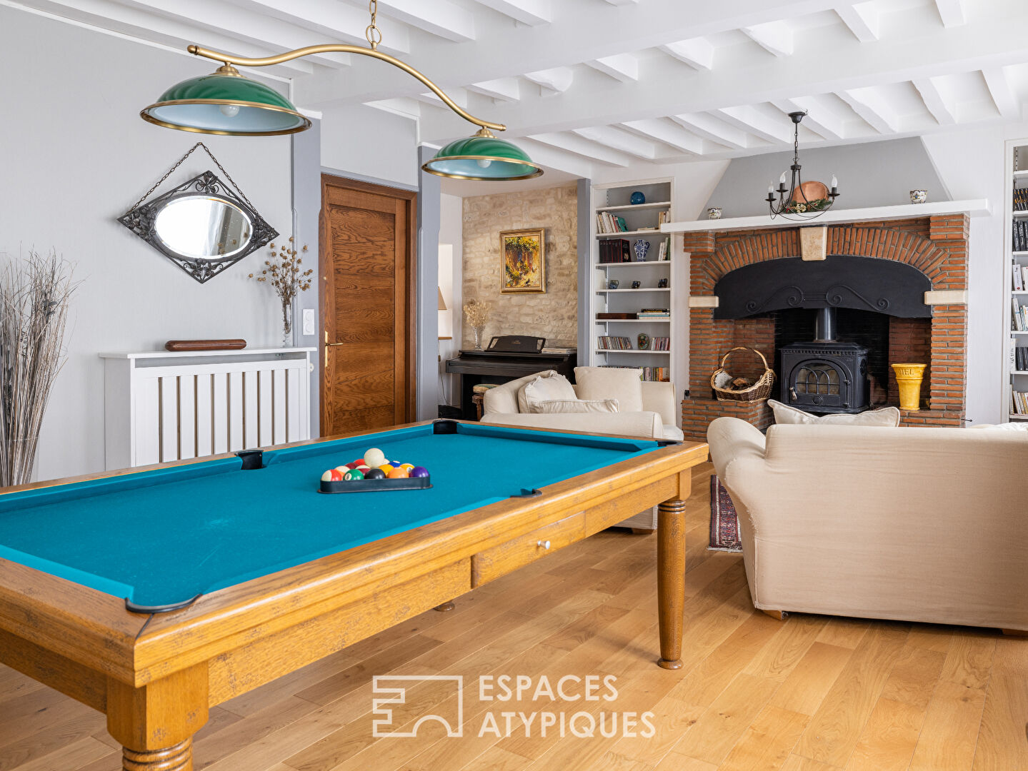 Maison bourgeoise avec extension contemporaine
