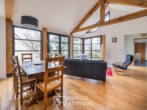 Maison bourgeoise avec extension contemporaine