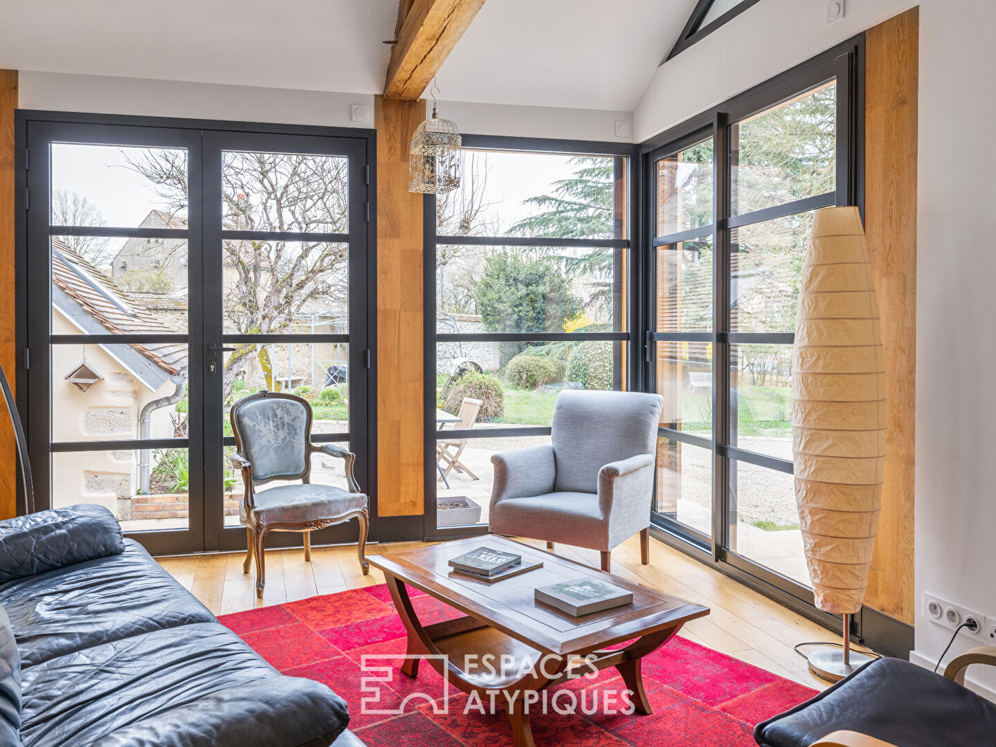 Maison bourgeoise avec extension contemporaine