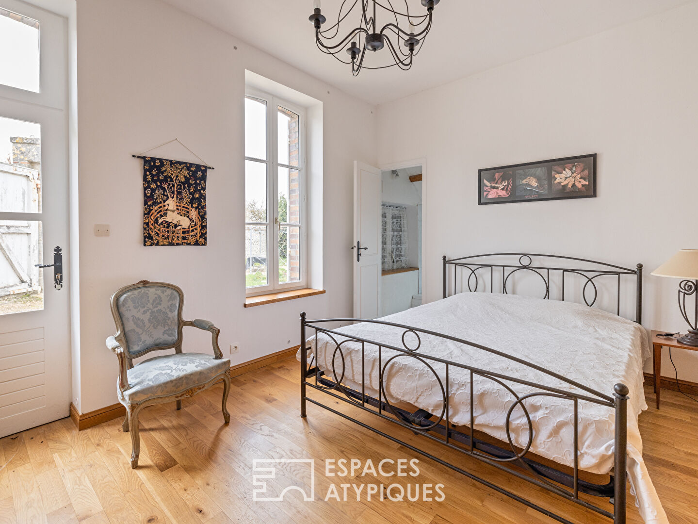 Maison bourgeoise avec extension contemporaine