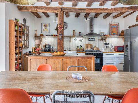 Charmante maison de 1800 rénovée et son extension en bois