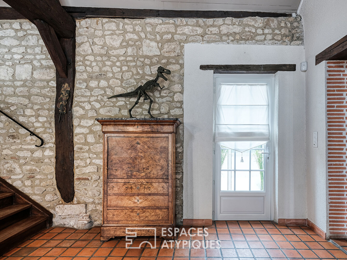 Charmante maison familiale en pierre avec piscine