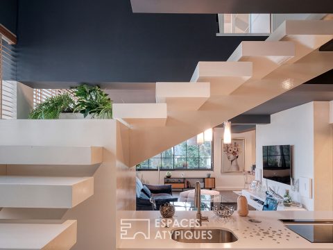 Duplex contemporain en dernier étage