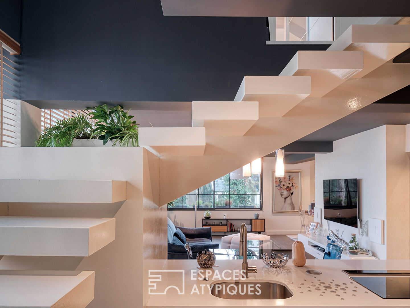 Duplex contemporain en dernier étage