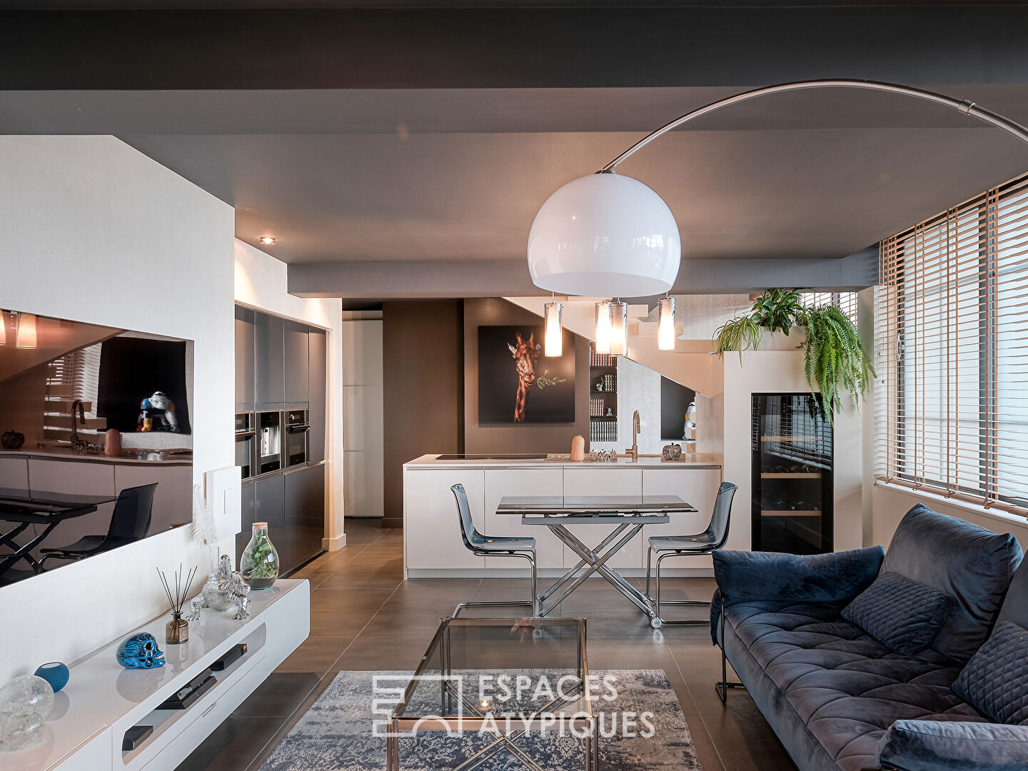 Duplex contemporain en dernier étage