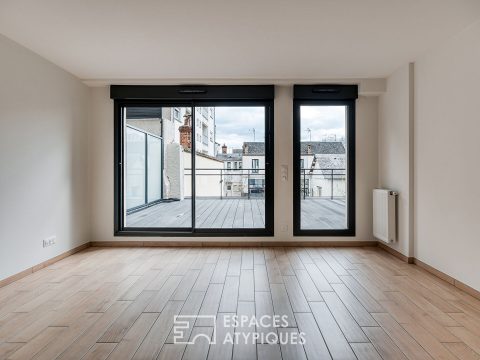 New apartment with terrace and parking