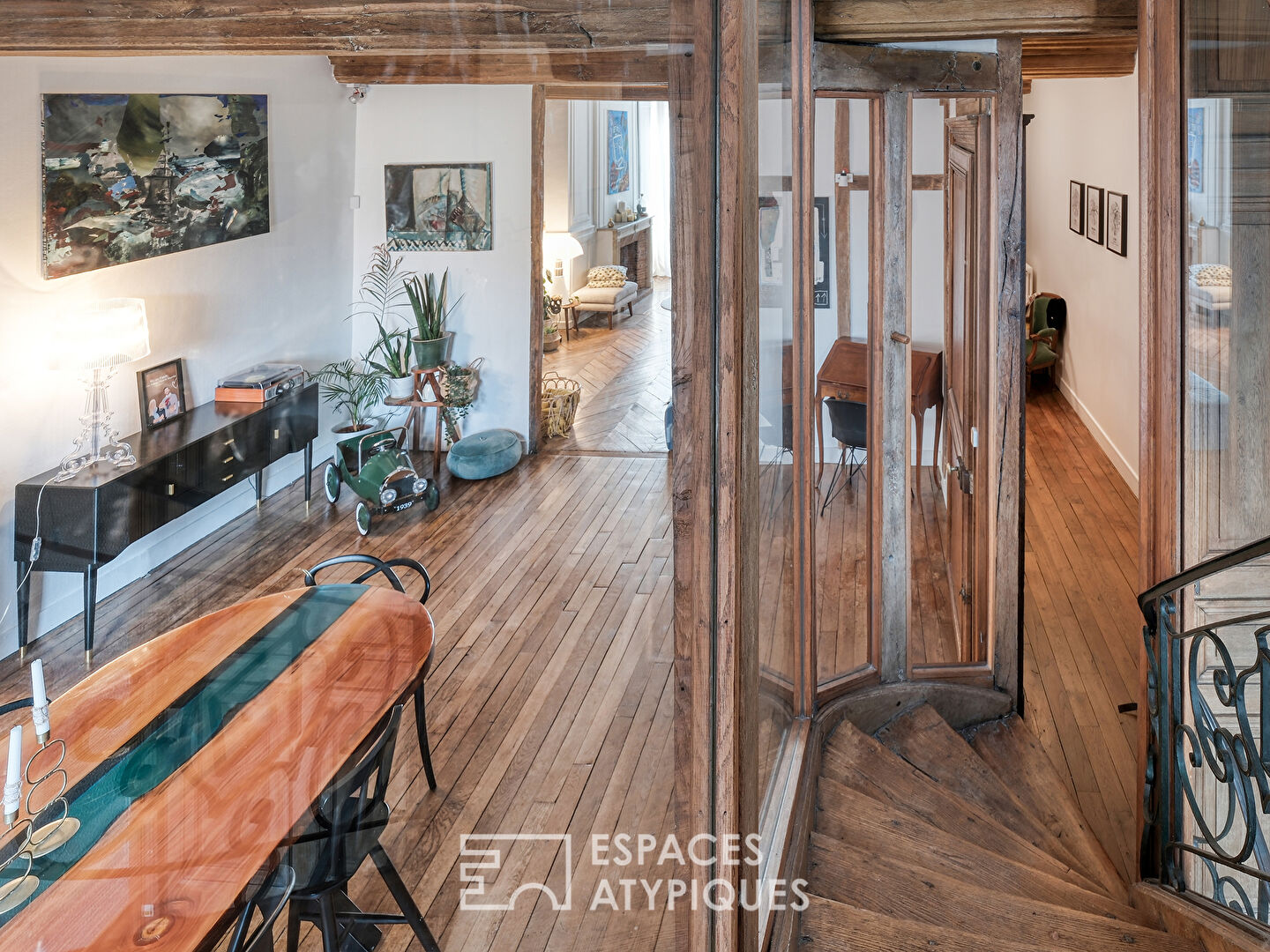 Triplex with a townhouse feel