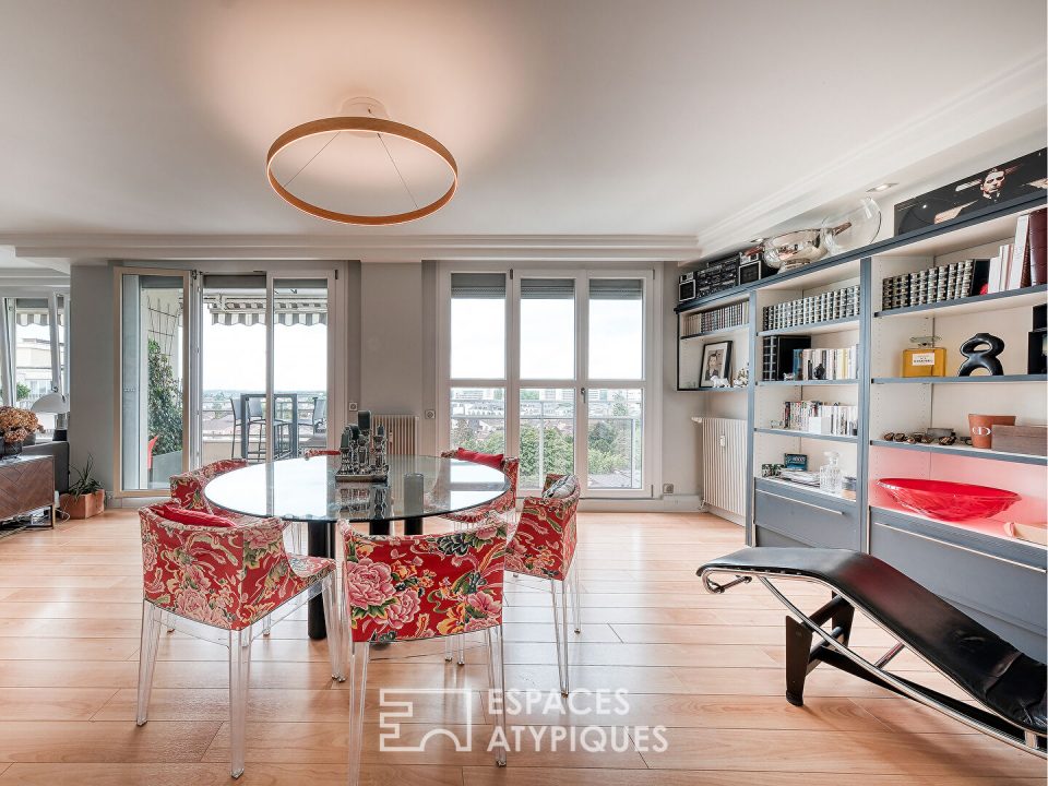 Appartement lumineux avec vue sur les toits d'Orléans