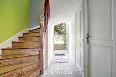 Maison de bourg à proximité du canal d’Orléans et son jardin