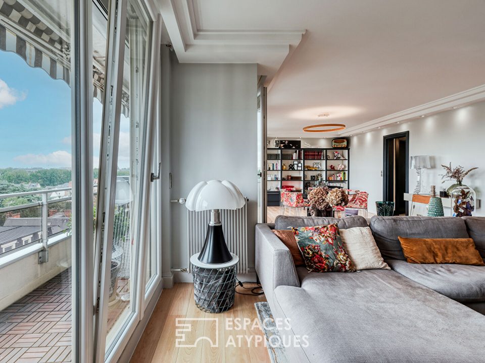 Appartement lumineux avec vue sur les toits d'Orléans