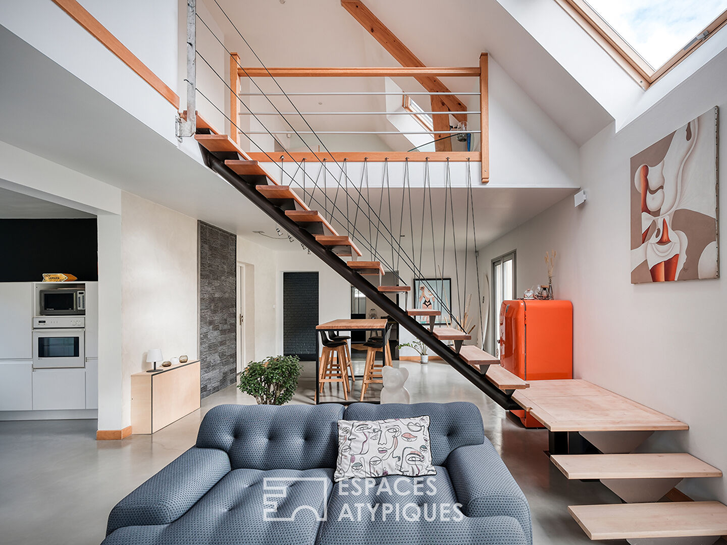 Maison contemporaine d’architecte avec jardin