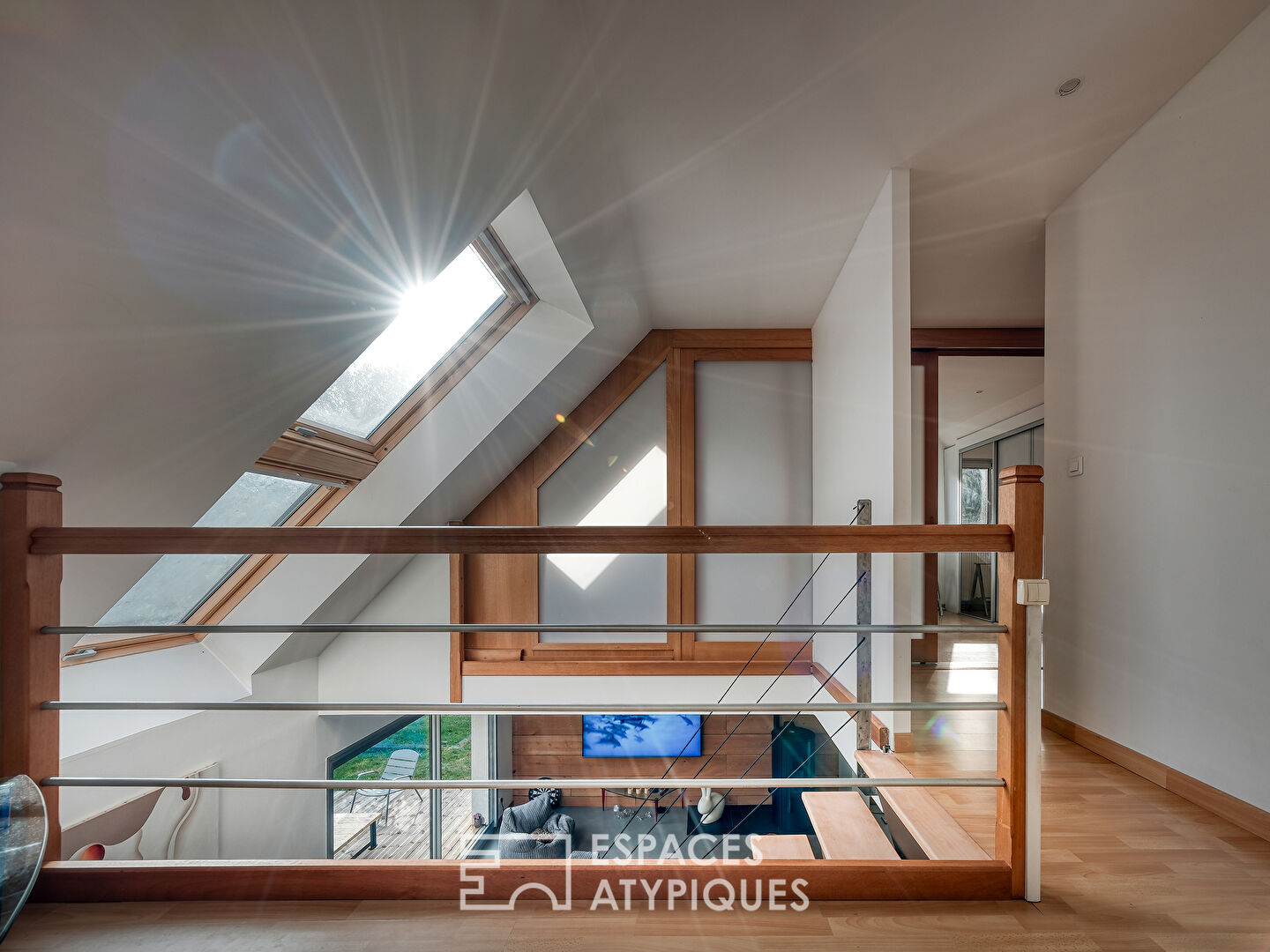 Maison contemporaine d’architecte avec jardin