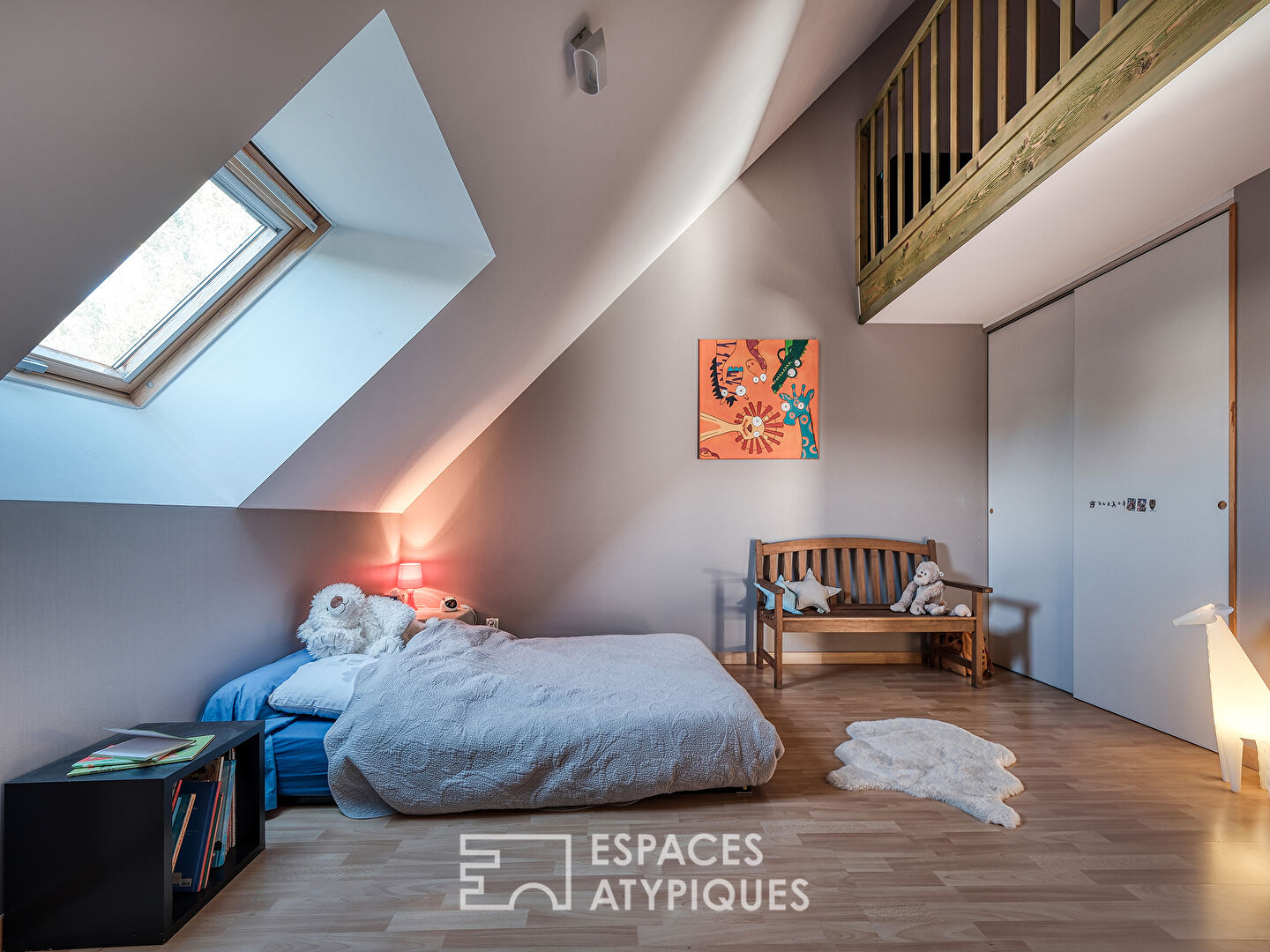 Maison contemporaine d’architecte avec jardin