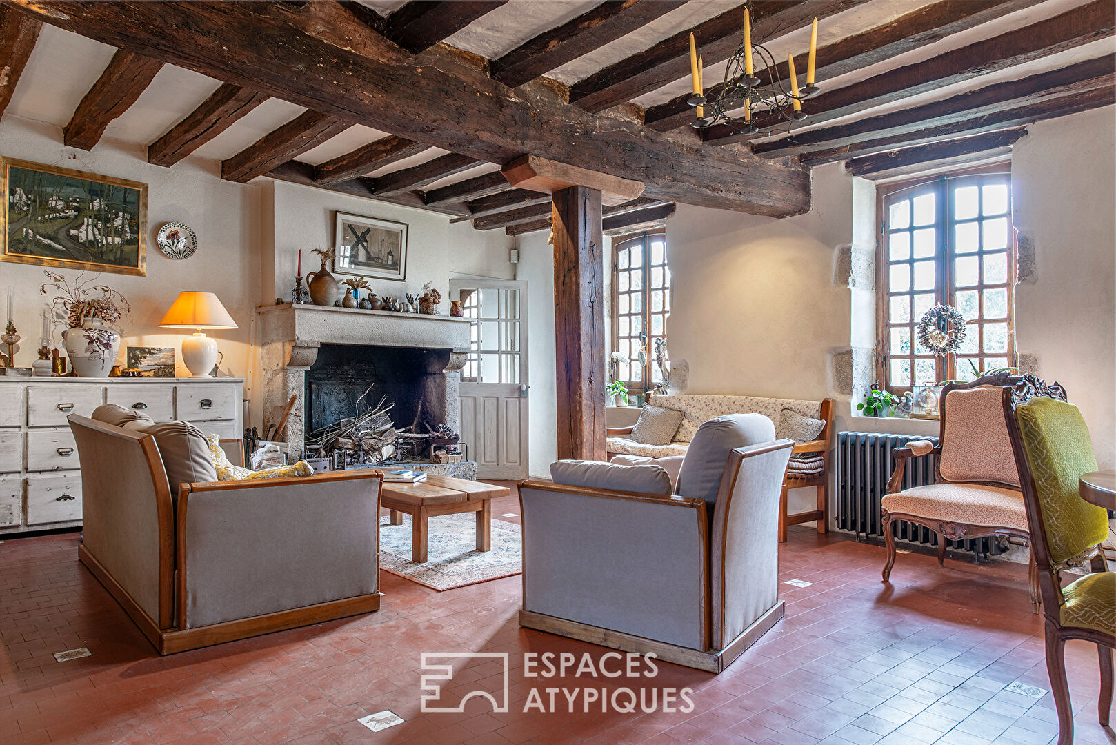 Maison en pierre esprit cottage