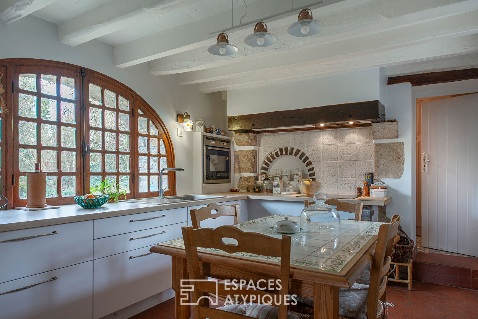 Maison en pierre esprit cottage