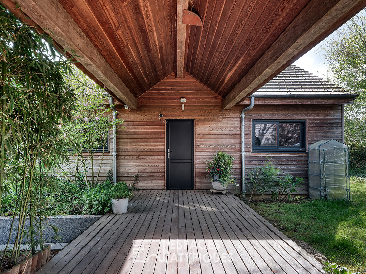 Maison contemporaine en bois